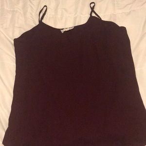 Plum Spaghetti Strap Tank Top.